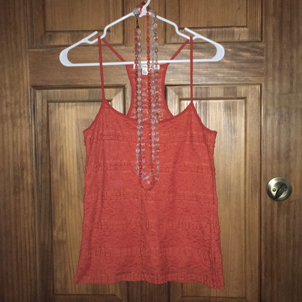 Lace Racerback Tank